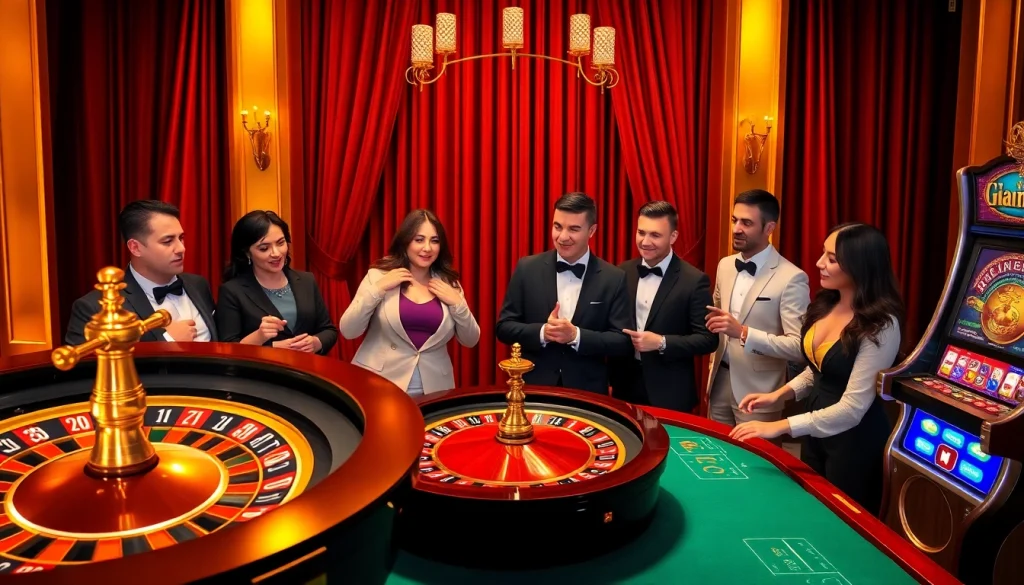Experience thrilling gambling at https://8xx.golf/, showcasing a luxurious casino scene with poker chips, roulette, and excitement.