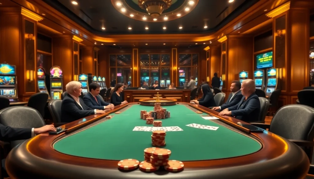 Engage in thrilling gameplay at https://jtg88.com/ with a luxurious poker experience in a vibrant casino setting.