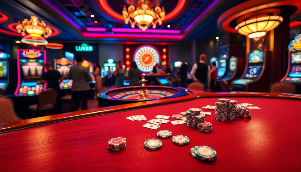 Experience the thrill of winning at luck8 with vibrant casino games and engaging players.