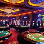 Experience the excitement of tg88 casino with vibrant gameplay at poker and roulette tables.