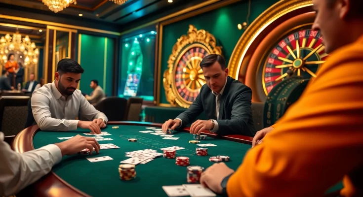 Experience the excitement of 789club with engaging poker gameplay and vibrant casino elements.