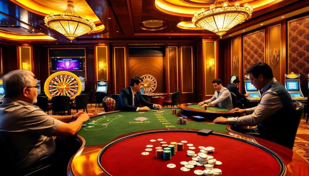 Experience high-stakes poker and luxury at https://88aa1.org/ with engaging gameplay and vibrant casino ambiance.