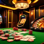 Engage in thrilling gameplay at TK88 with vibrant casino tables and exciting slot machines.