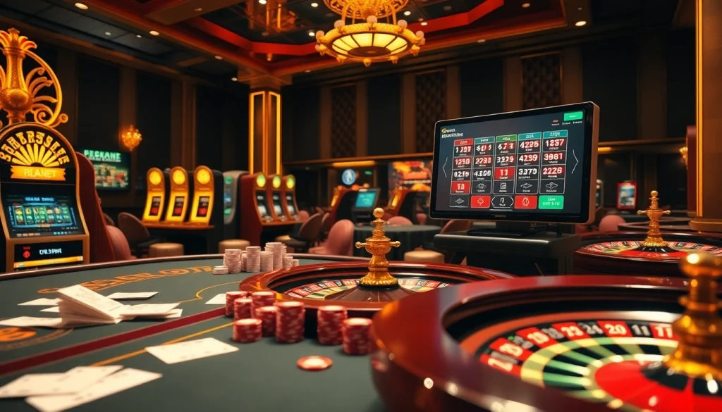 Experience thrilling casino action at https://go888.jp.net/ with vibrant poker tables and exciting slot machines.