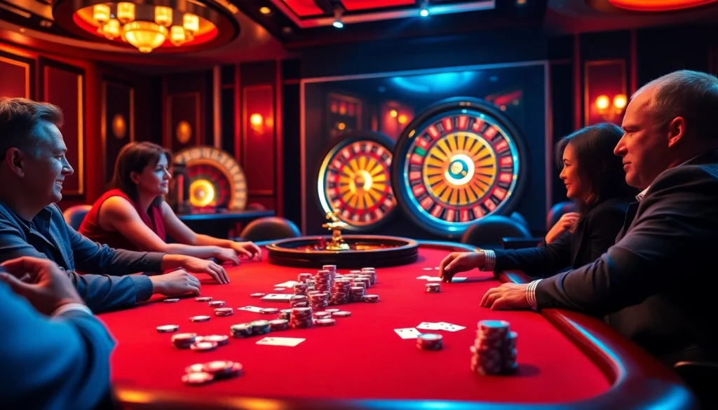 Experience the thrill of winning at 789bet with our vibrant casino setting showcasing engaging gameplay.
