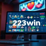 Experience the excitement of 23win's online gaming platform with vibrant visuals from casino games.