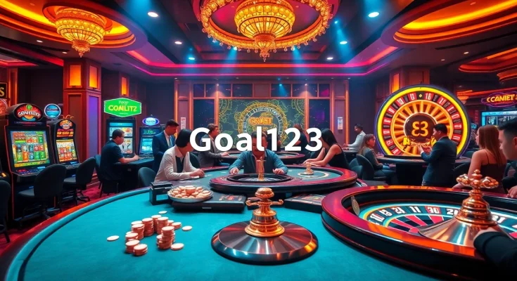 Experience the excitement of Goal123 with vibrant casino games and engaging players.