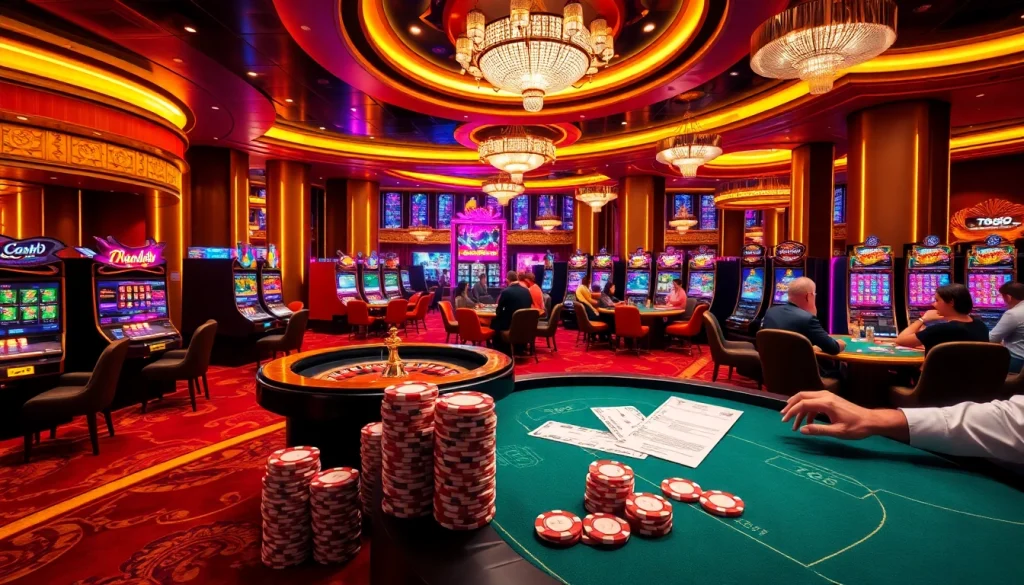 Exciting casino scene featuring TG88, poker chips, and roulette table for stunning gameplay.