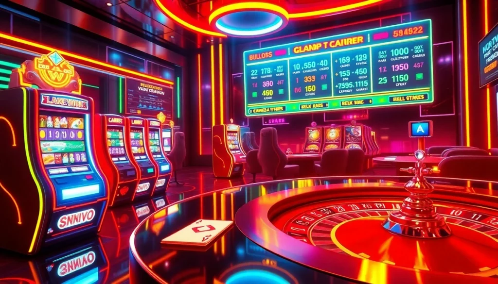 Immerse yourself in the lavish world of Luckywin casino featuring vibrant games and exciting visuals.