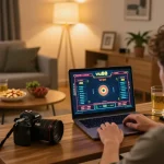 Engaging online gaming session on vu88 platform with live dealer interface.
