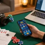 Engaging gaming action on ABC8 app showcasing online casino experience