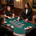 Players engaged in a live dealer game at 789club, showcasing an interactive and thrilling blackjack experience.