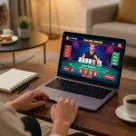 Player enjoying an engaging live dealer game on LLWIN, showcasing an immersive online gaming experience.
