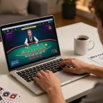 Engage in strategic blackjack gameplay with u888 in a modern online casino setting.