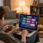 Engaging gaming session on TG88 platform displaying live dealer options and slots.