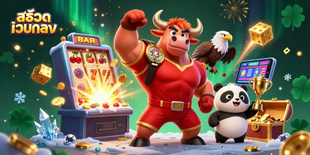 Win big with สล็อตเว็บตรง at this thrilling casino scene filled with jackpots and celebrations.