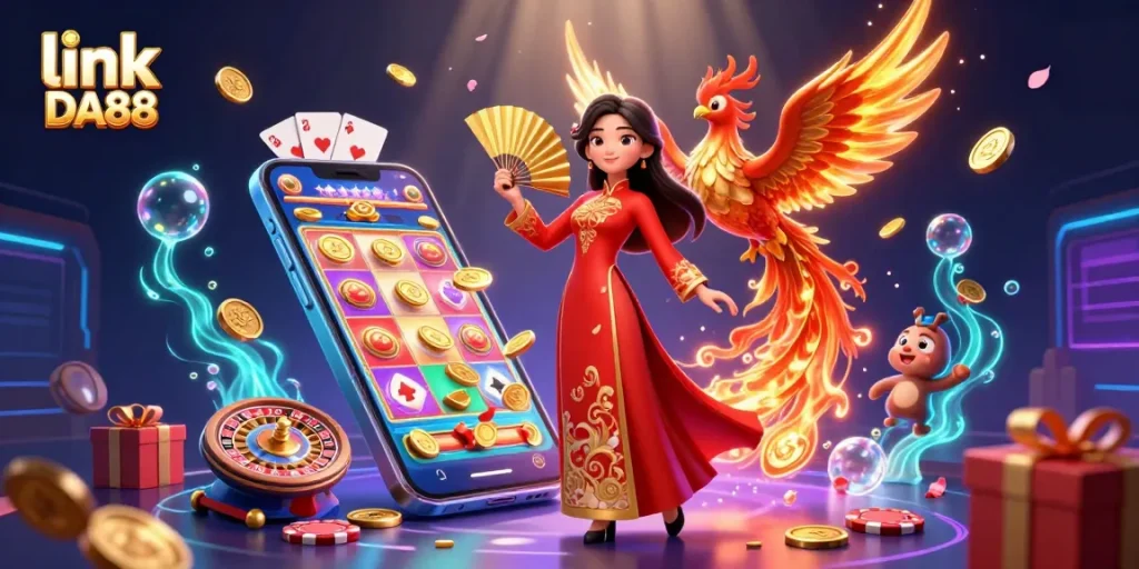 Spin the reels at link DA88 and experience the thrill of winning with vibrant casino elements.