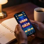 Engaging online gambling experience with the U888 app featuring a smartphone setup and strategic notes.