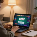 Player engaged in an exciting online poker game on 33WIN, highlighting strategic gameplay.
