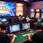Players enjoying various games on the Sunwin online platform, showcasing excitement and engagement in a vibrant digital gaming environment.