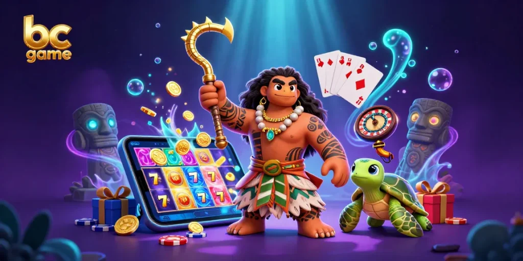 Experience thrilling gameplay with bc game, featuring vibrant slot machines and dynamic casino elements.