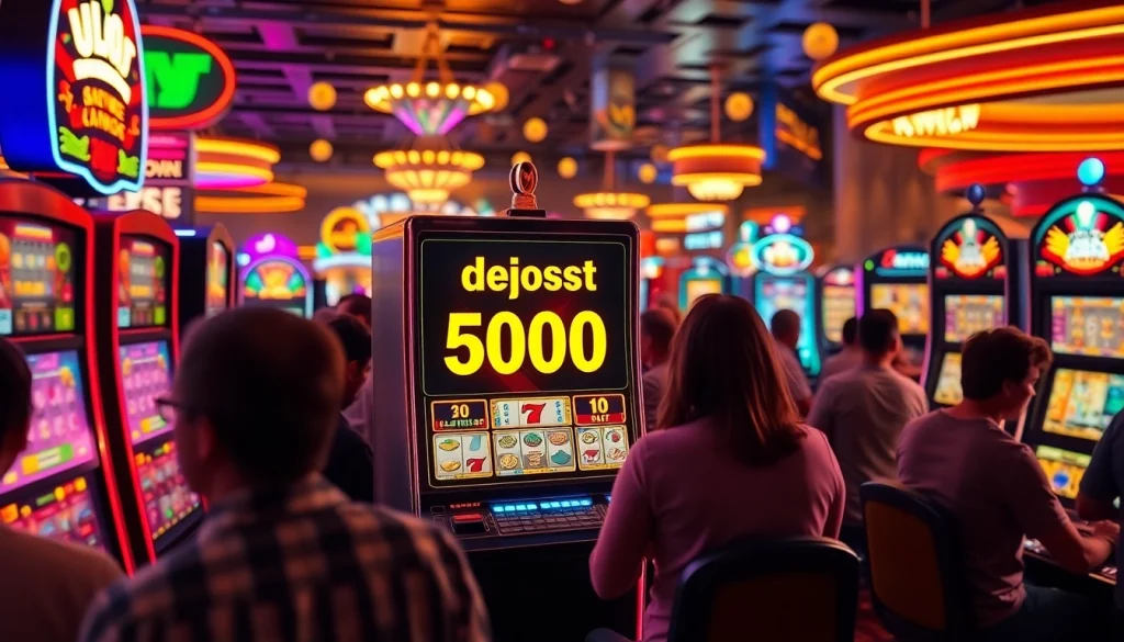 Menangkan di mesin slot dengan Slot deposit 5000 yang menarik di kasino.