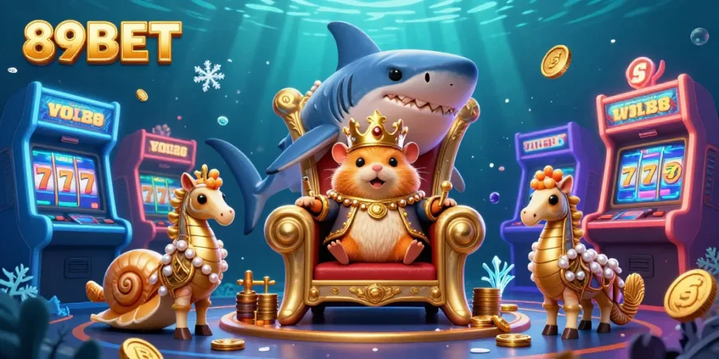 Experience thrilling gameplay at 89BET with vibrant slots and colorful casino elements.