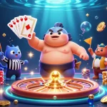 Experience exciting gameplay at O8 with vibrant casino elements and colorful characters in an underwater setting.