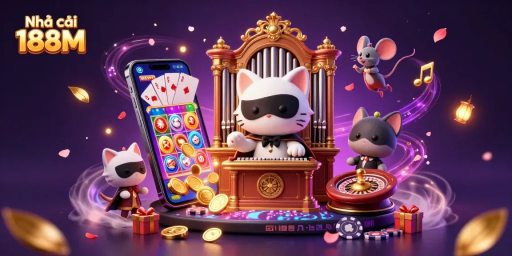 Spin the reels at Nhà cái 188M for exciting slot game bonuses and thrilling jackpots.