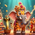 Experience exciting wins at pandawa88 with a vibrant scene of 3D characters enjoying thrilling casino games.