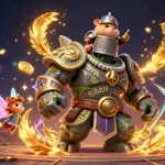 Experience exciting gameplay at sunwin with magical elements and vibrant characters in an enchanting casino scene.