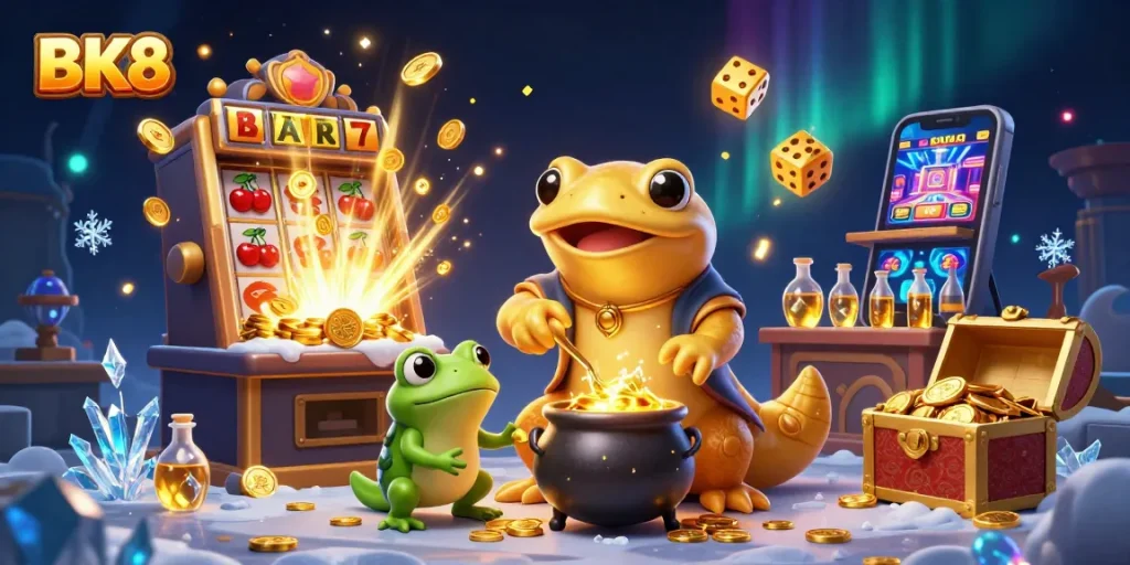 Experience thrilling action with BK8, where golden adventures and jackpot prizes collide in a vibrant casino.