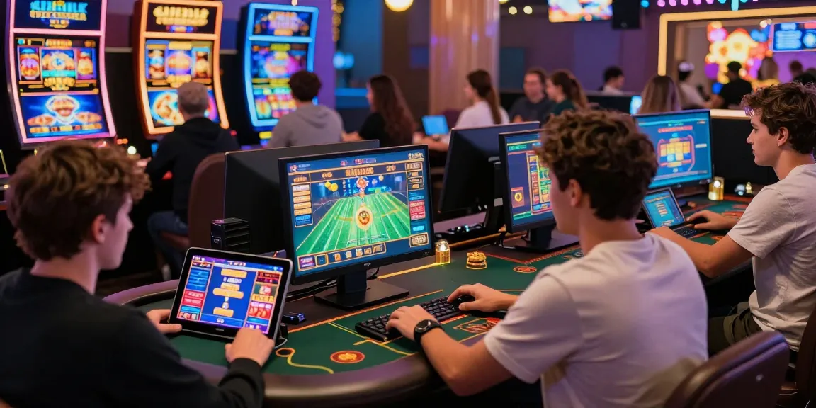 Online gaming scene at casinos not on GamStop showcasing diverse players engaged in various games on https://atosorigin.co.uk.