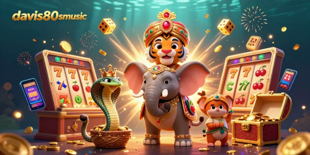 Dive into excitement with davis80smusic as the vibrant casino scene bursts with jackpots and winning symbols.
